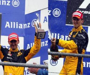 пазл Роберт Кубица - Renault - Спа-Франкоршам, Бельгии Гран-при 2010 (занимает 3-е)